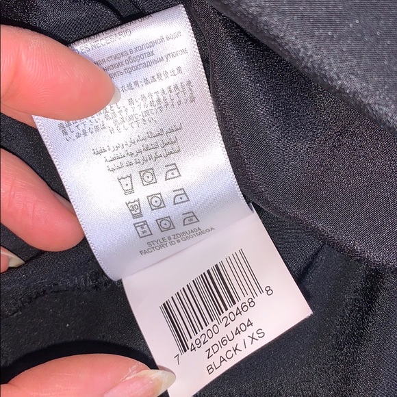 BCBGeneration Black Sparkle High Low dress - Picture 9 of 9